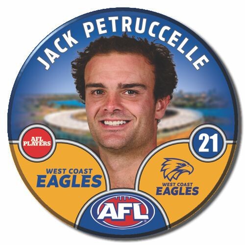 West Coast Eagles 2025 Player Pin Badge - PETRUCCELLE