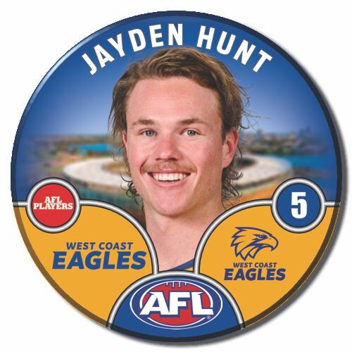 West Coast Eagles 2025 Player Pin Badge - HUNT