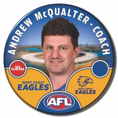 West Coast Eagles 2025 Coach Pin Badge -MCQUALTER