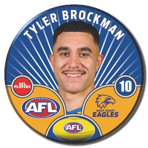 West Coast Eagles 2026 Player Pin Badge - BROCKMAN