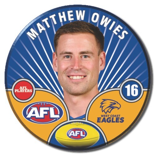 West Coast Eagles 2026 Player Pin Badge - OWIES