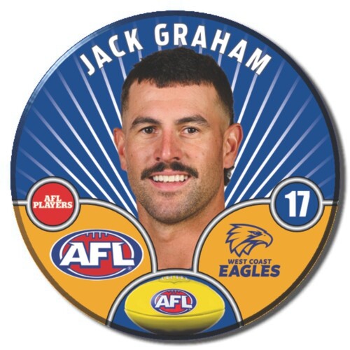 West Coast Eagles 2026 Player Pin Badge - GRAHAM