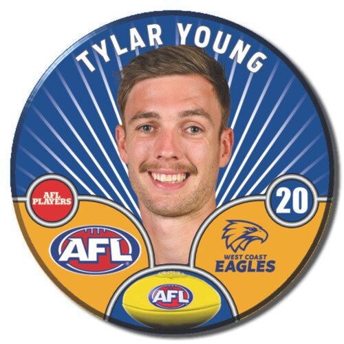 West Coast Eagles 2026 Player Pin Badge - YOUNG