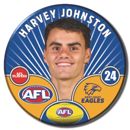 West Coast Eagles 2026 Player Pin Badge - JOHNSTON