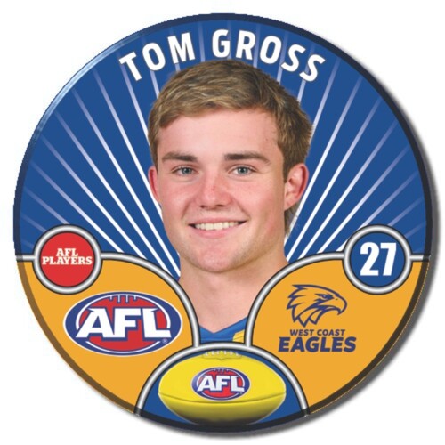 West Coast Eagles 2026 Player Pin Badge - GROSS