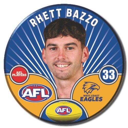 West Coast Eagles 2026 Player Pin Badge - BAZZO
