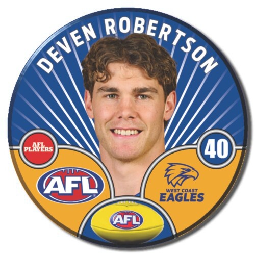 West Coast Eagles 2026 Player Pin Badge - ROBERTSON
