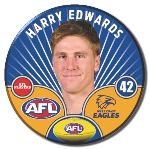 West Coast Eagles 2026 Player Pin Badge - EDWARDS