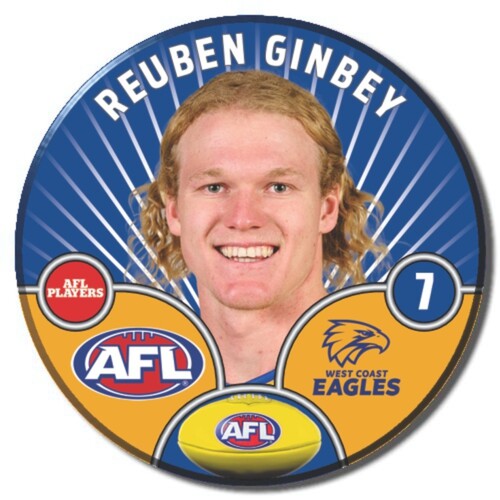 West Coast Eagles 2026 Player Pin Badge - GINBEY