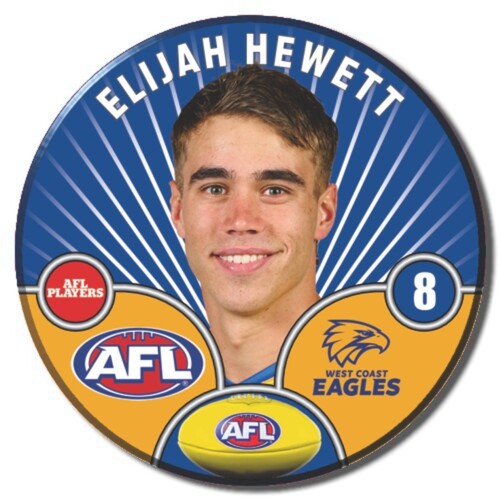 West Coast Eagles 2026 Player Pin Badge - HEWETT
