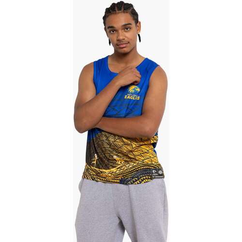 West Coast Eagles Indigenous Training Singlet 