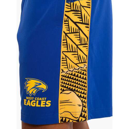 West Coast Eagles Indigenous Training Shorts 