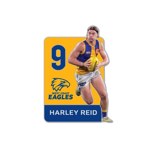 West Coast Eagles Harley Reid Player Pin 