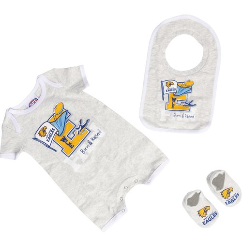 West Coast Eagles Baby Footy Fan Gift Set