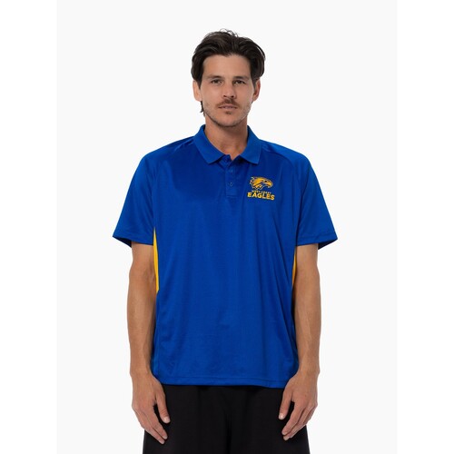 West Coast Eagles Active Mens Polo