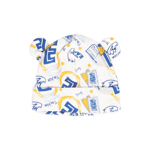 West Coast Eagles Baby Go Team Beanie