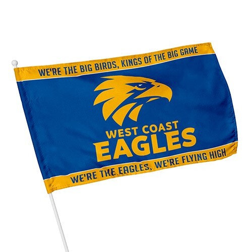 West Coast Eagles Kids Supporter Flag