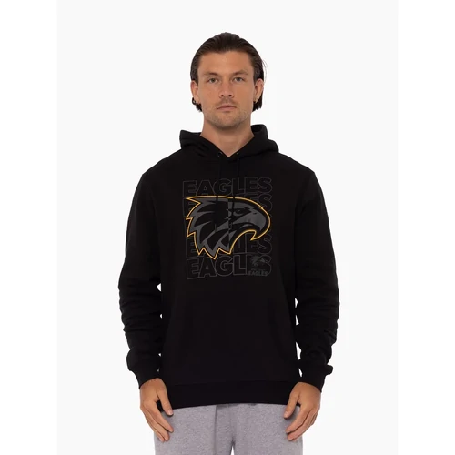 West Coast Eagles Mens Two-Tone Logo Hood