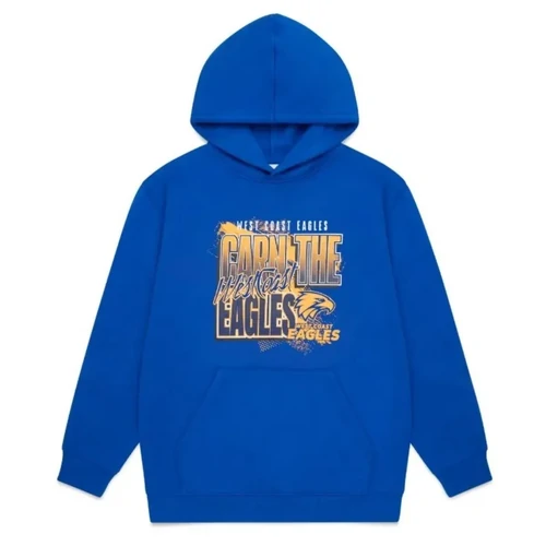 West Coast Eagles Youth Carn Graphic Hood