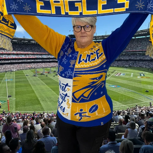 West Coast Eagles Adult Ugly Crew