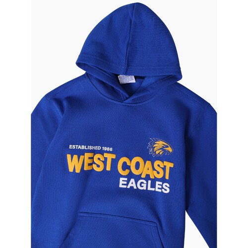 West Coast Eagles Youths Graphic Hood 