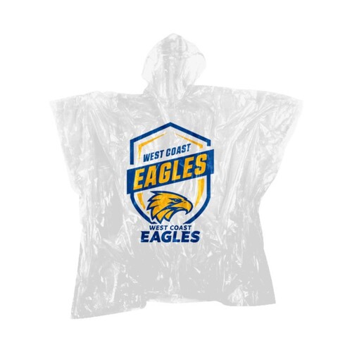 West Coast Eagles Plastic Poncho
