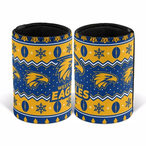 West Coast Eagles Christmas Stubby Holder