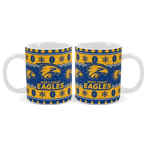 West Coast Eagles Christmas Coffee Mug