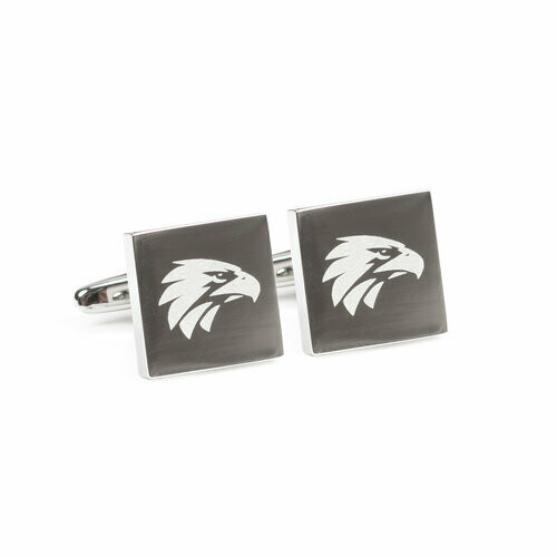 West Coast Eagles Silver Etched Cufflinks