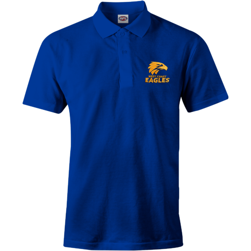 West Coast Eagles Mens Logo Polo