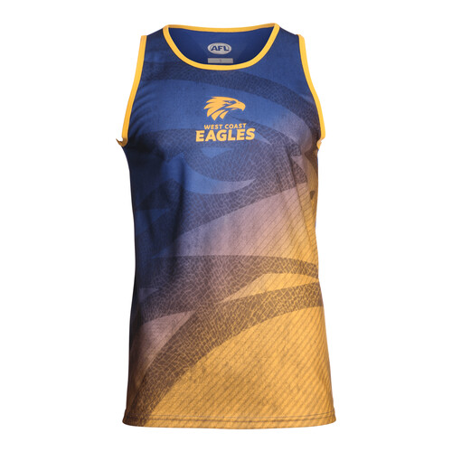 West Coast Eagles Mens Training Singlet