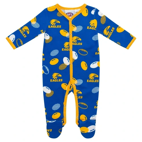 West Coast Eagles Babies Coverall