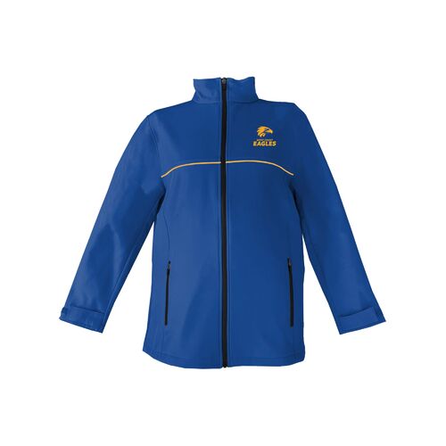 West Coast Eagles Adults Soft Shell Jacket
