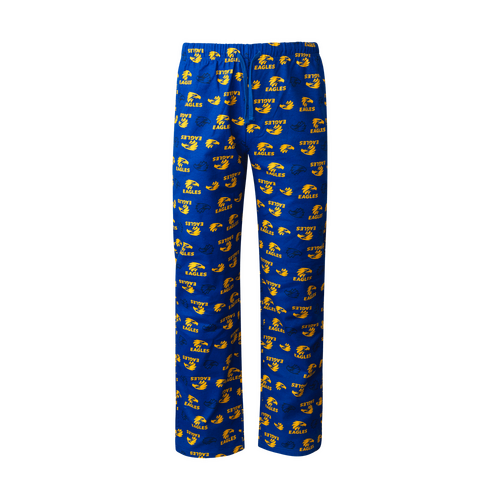 West Coast Eagles Mens Flannelette Sleep Pants Members Only