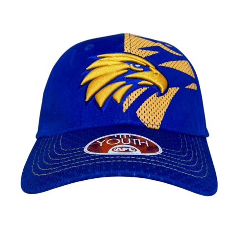 West Coast Eagles Youths 3D Logo Cap