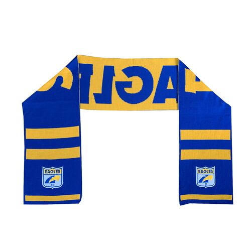 West Coast Eagles Woollen Australian Made Scarf
