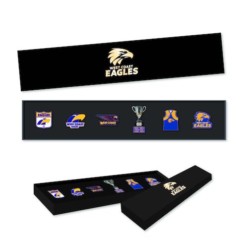 West Coast Eagles Pin Set Gift Box