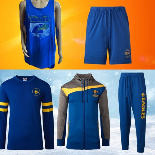 West Coast Eagles All Seasons Mens Apparel Value Bundle