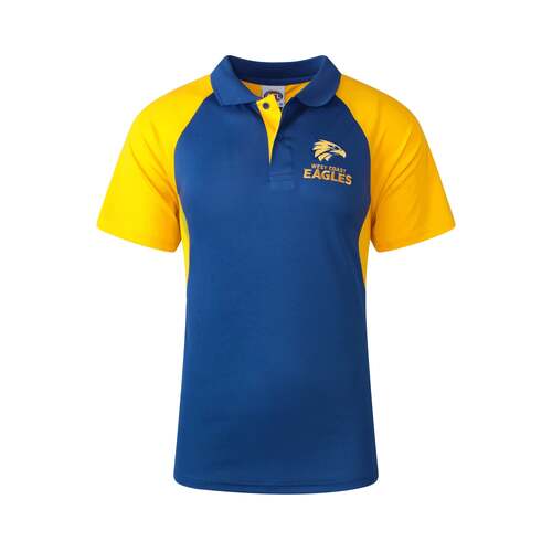 West Coast Eagles Mens Premium Polo