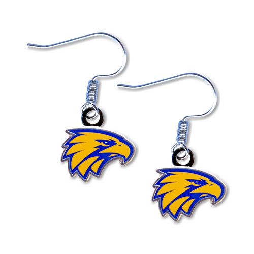 West Coast Eagles Colour Logo Earrings