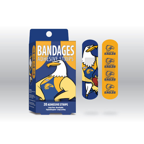 West Coast Eagles Mascot Adhesive Bandages