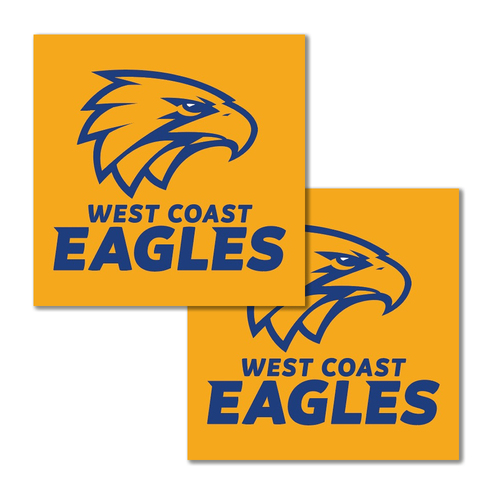 West Coast Eagles Party Napkins Pkt of 16
