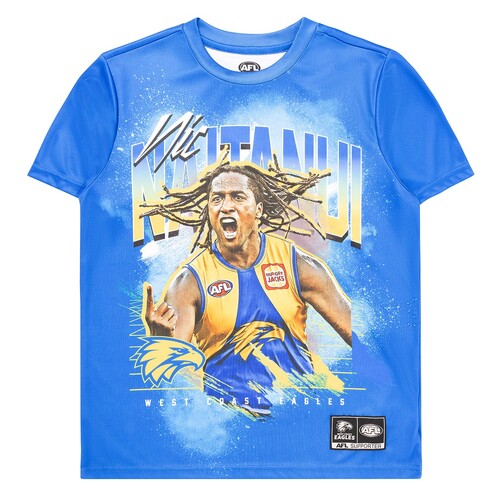West Coast Eagles Youths Nic Naitanui Poster Tee