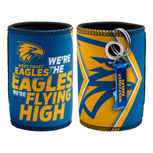 West Coast Eagles Stubby Holder with Opener