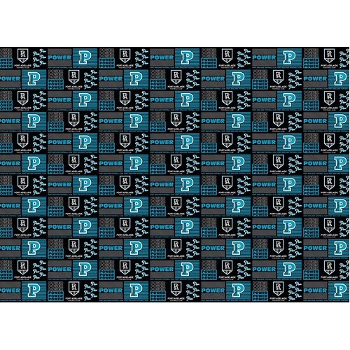 Port Adelaide Power AFL Wrapping Paper